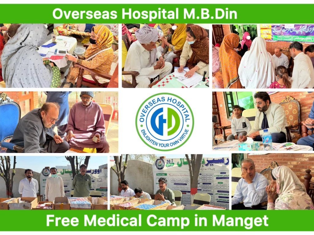 A free medical camp was held in Mangat, where 750 deserving patients were treated free of charge